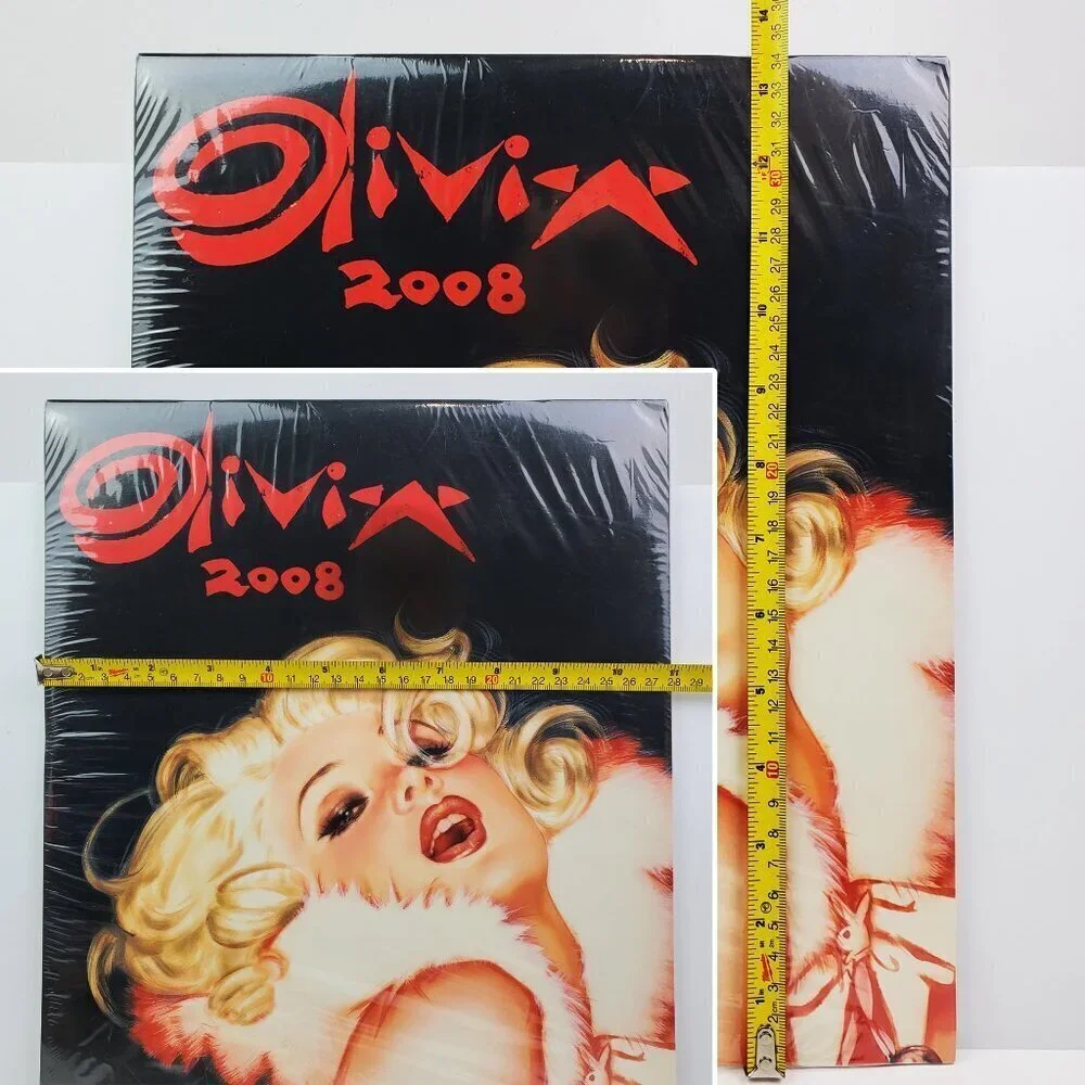 Olivia De Berardinis Calendar 2008 Pinup Art Light Shelf Age Sealed